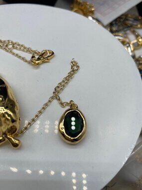 Alexis Bittar Leopard Design Necklace